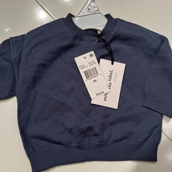 Infant Boys NWT Knit Sweater - NWT Size 3M by miles the label‎ - Picture 7 of 9